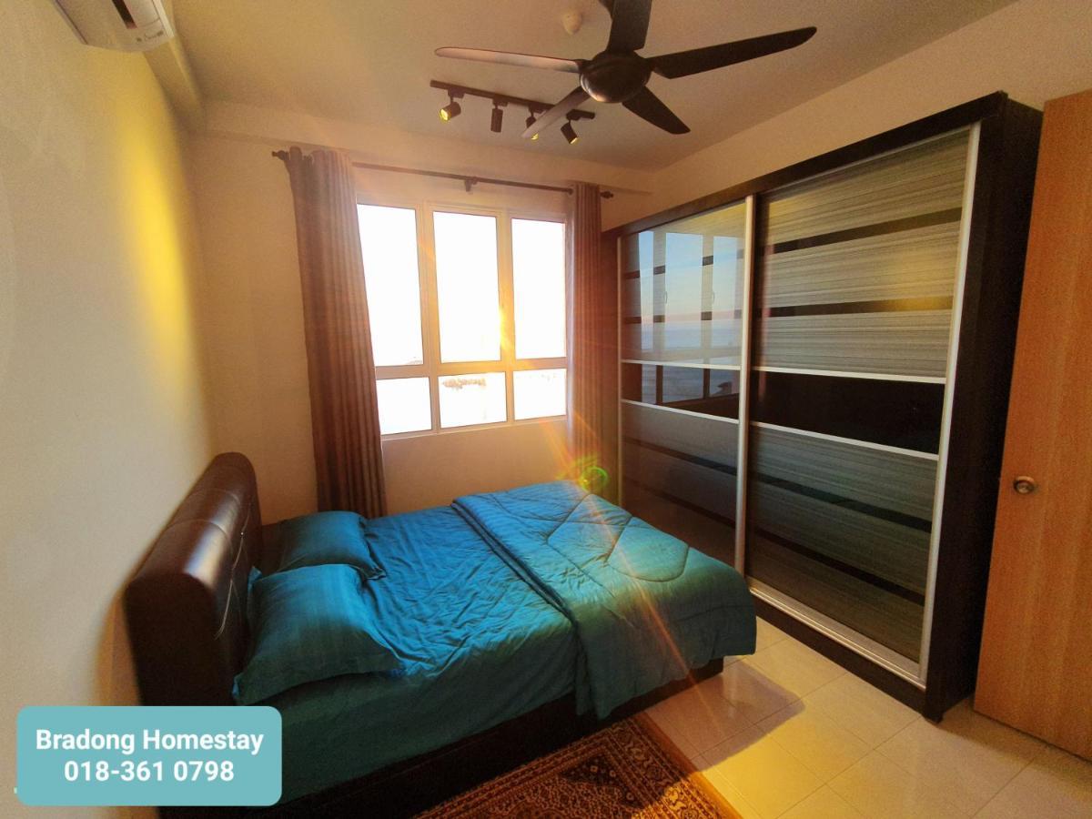 Bradong Homestay - Musllm Only, 3 Queen Bedrooms, Seaview, Infinity Pool, Gym, Near Drawbridge & Ktcc Mall Kuala Terengganu Ngoại thất bức ảnh